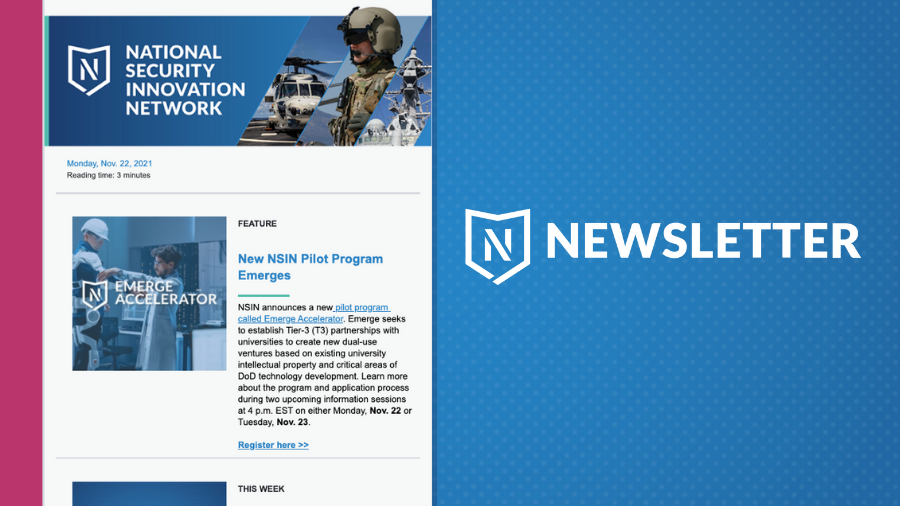 NSIN Newsletter Nov. 22, 2021